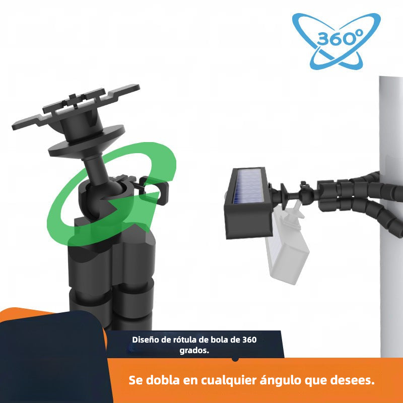 Lámpara Solar para Exteriores con Brazos Flexibles Tipo Pulpo