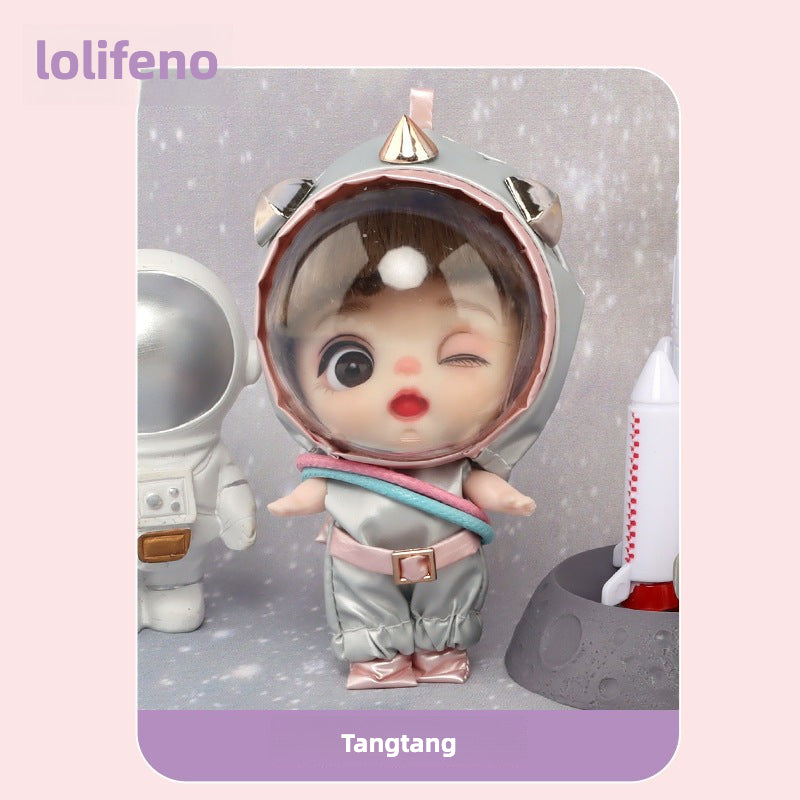 Space Animal Keychain for Girls: Cartoon Character Doll, Birthday Gift & Surprise Box