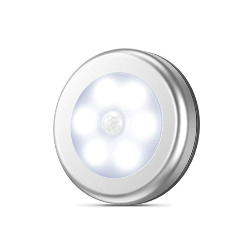 Luz nocturna con sensor de movimiento para una iluminación inteligente en armarios, escaleras y mesita de noche. Ideal para hogares y oficinas.