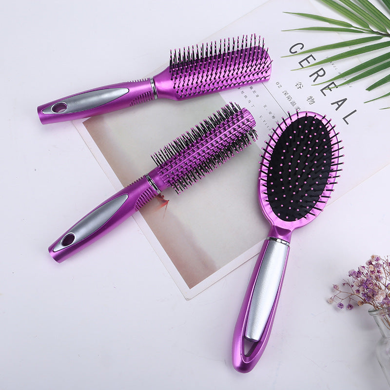 Cepillo de Masaje con Almohadilla de Aire: Herramienta de Peinado para Cabello Liso, Rizado y Flequillos, Diseño Elegante para Mujeres