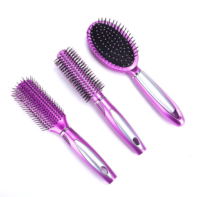 Cepillo de Masaje con Almohadilla de Aire: Herramienta de Peinado para Cabello Liso, Rizado y Flequillos, Diseño Elegante para Mujeres