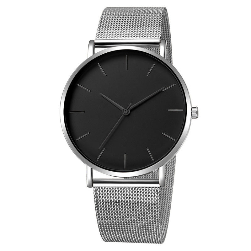 Reloj para Hombre Minimalista con Correa de Acero y Movimiento de Cuarzo