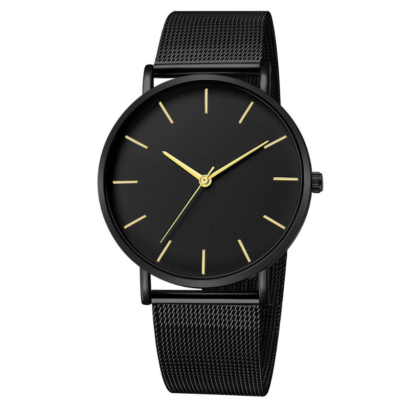 Reloj para Hombre Minimalista con Correa de Acero y Movimiento de Cuarzo