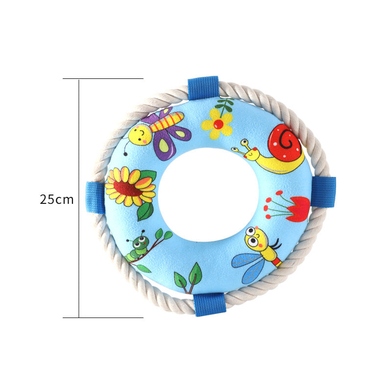 Pelota de Peluche para Perros con Sonido y Agarraderas Duraderas