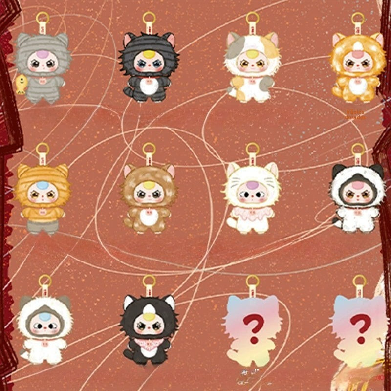 My 3-Year-Old Cat Series: Plush Blind Box Keychain and Girl's Decor