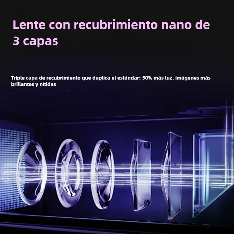 4K Home Cinema Projector with WiFi 5G: Auto-Focus for Day and Night