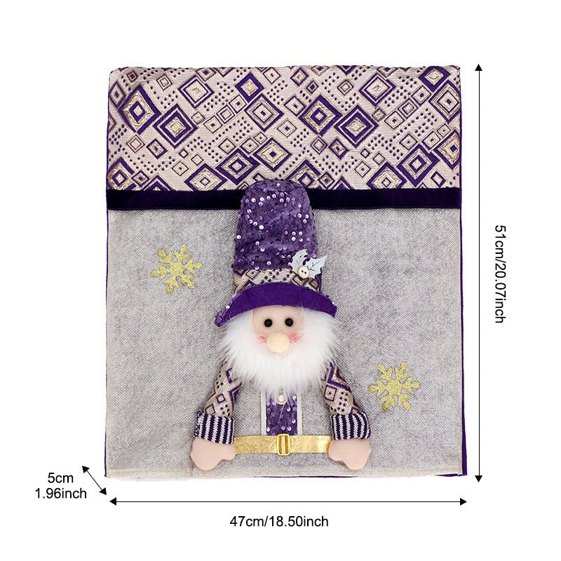 Fundas Navideñas para Sillas | Diseños de Papá Noel, Reno y Muñeco de Nieve