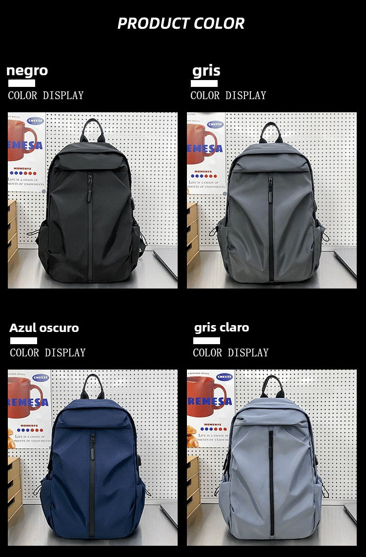 Mochila de Negocios para Hombre: Resistente al Agua, Ideal para Viajes y Estudiantes