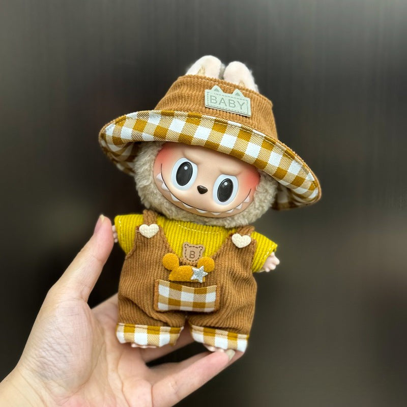 Whimsy Wardrobe: Compatible with Labubu, Clothing Set, Accessories for 17cm Dolls, Accessories for Labubu (No Doll)