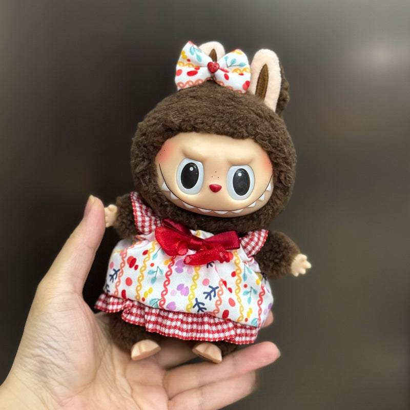 Whimsy Wardrobe: Compatible with Labubu, Clothing Set, Accessories for 17cm Dolls, Accessories for Labubu (No Doll)