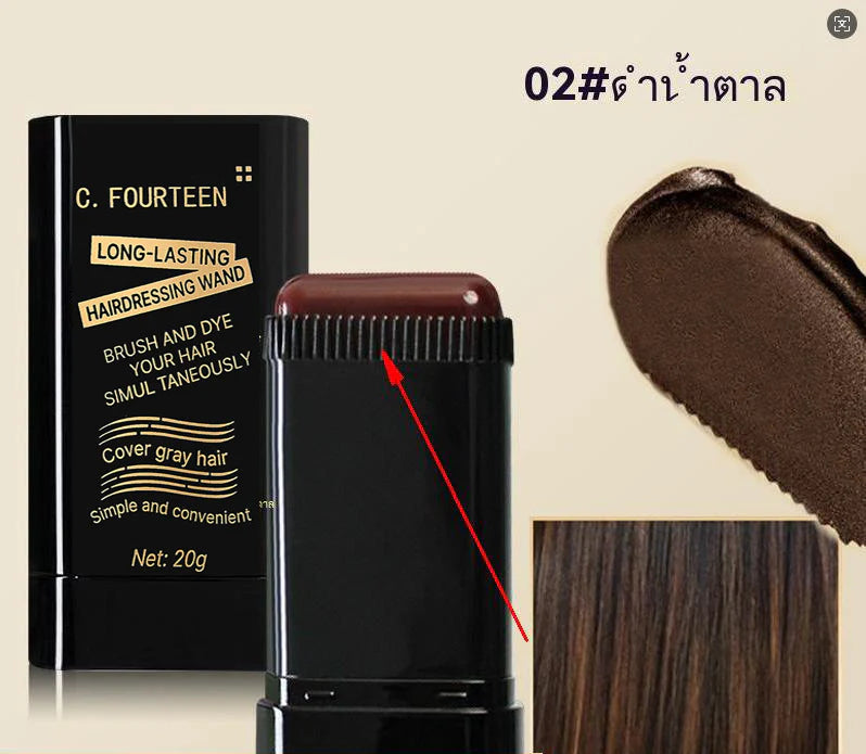 Barra de Tinte para Cabello — Cubre Canas Temporalmente