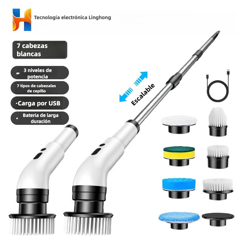 Herramienta De Limpieza Con Cabezales Intercambiables