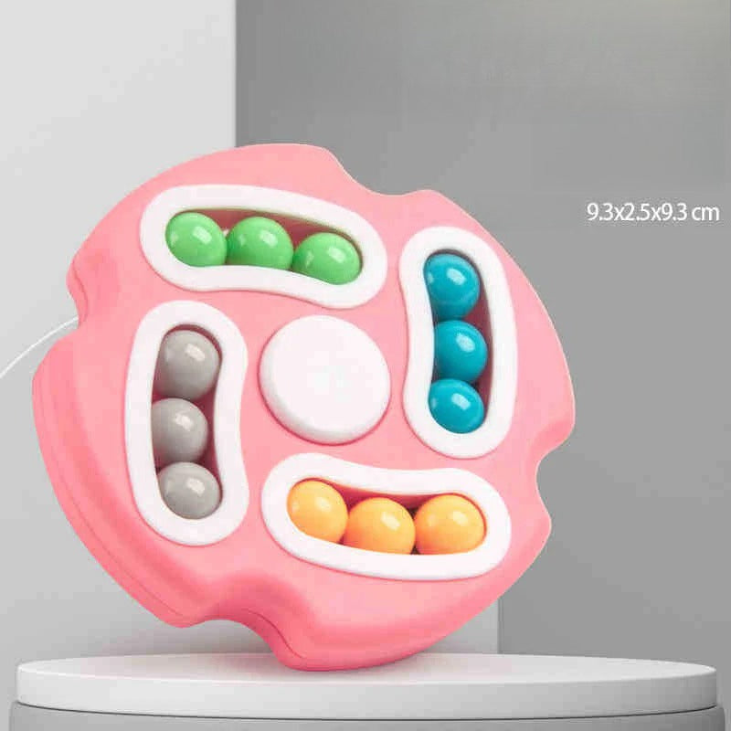 Hand Third Eye: Multicolor Puzzle Cube for Relaxation and Mental Development