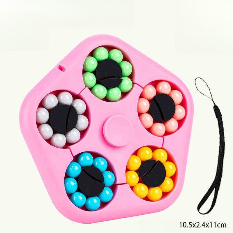 Hand Third Eye: Multicolor Puzzle Cube for Relaxation and Mental Development