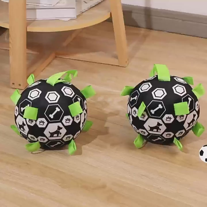 Pelota de Juguete para Mascotas: con Sonido y Agarraderas para fácil Entrenamiento