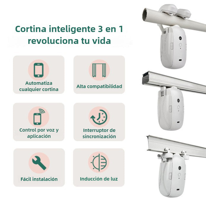 Motor para Cortinas Eléctrico WiFi: Control por Móvil y Automatización Smart Home