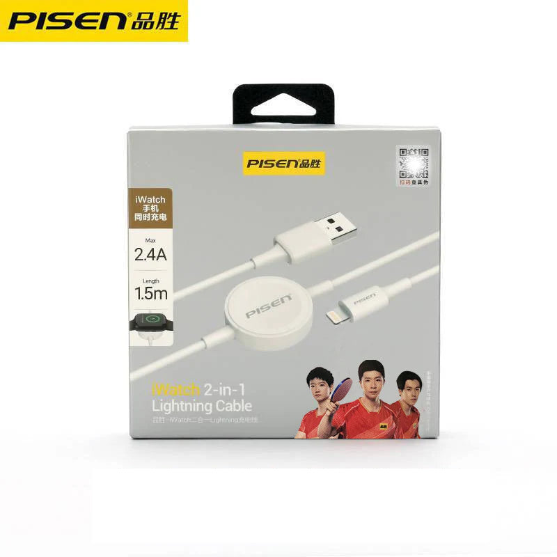 Cargador Inalámbrico Rápido Compatible con Apple Watch: S1/S2/S3/S4/S5/S6/S7/S8/S9