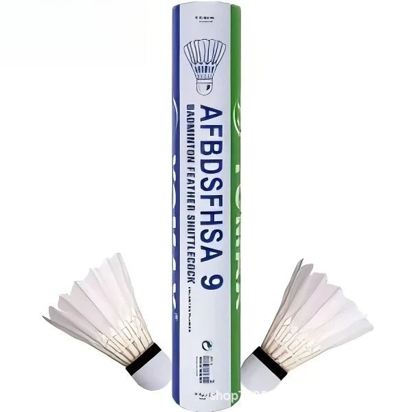 Volantes de bádminton resistentes (12 unidades) – Estables, para entrenamiento y juego recreativo