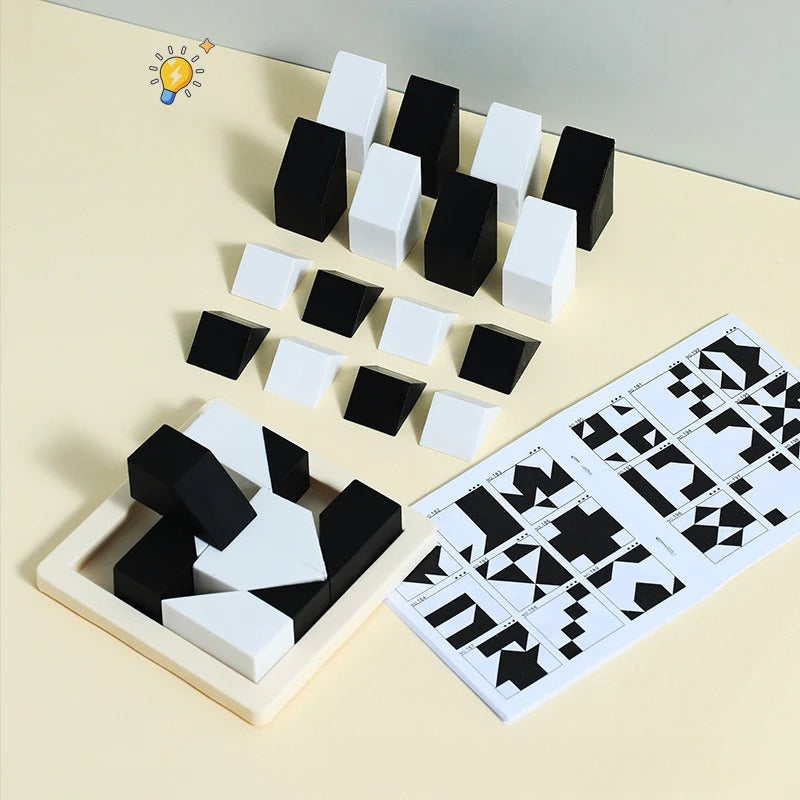 Juego educativo de bloques para desarrollar lógica