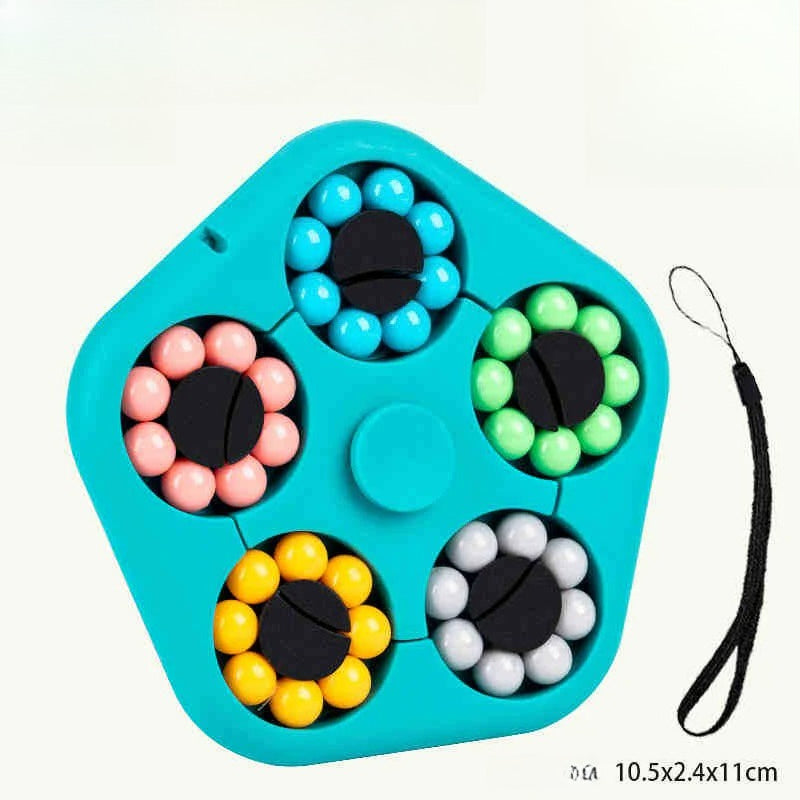 Hand Third Eye: Multicolor Puzzle Cube for Relaxation and Mental Development