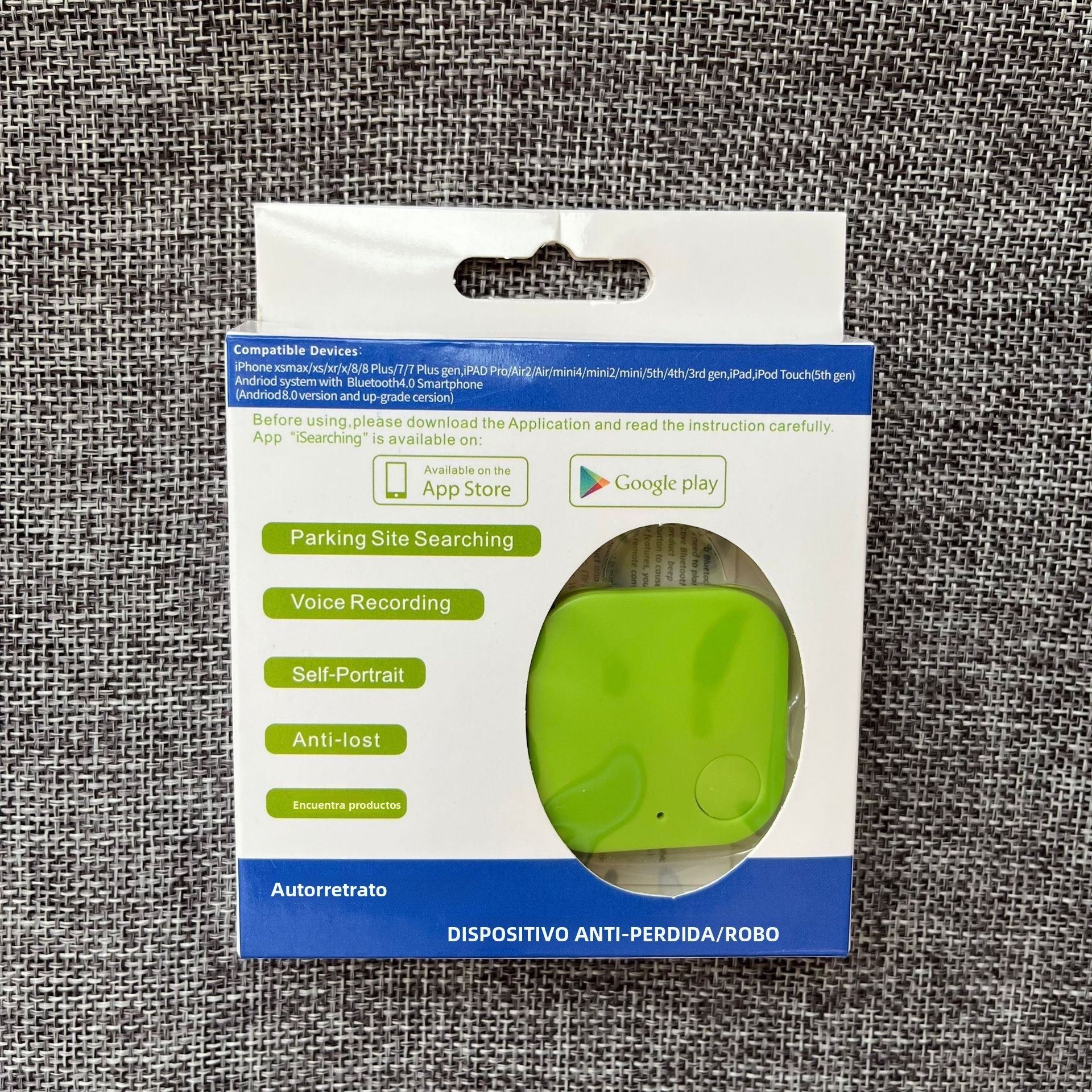 Square Bluetooth Tracker for Keys and Pets: Smart Bidirectional Alert