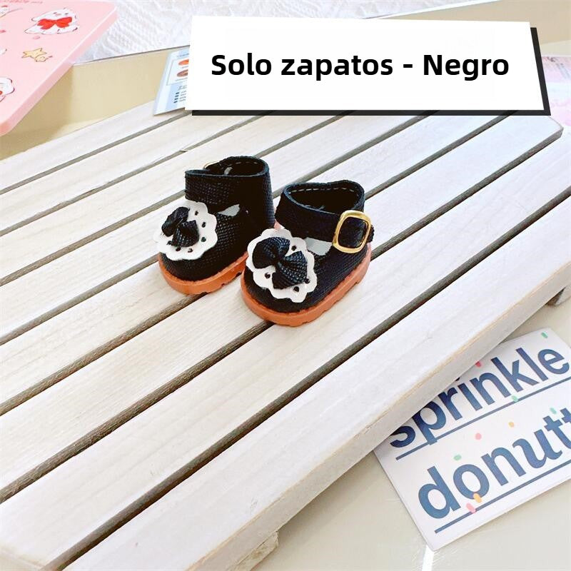 Conjunto de ropa y accesorios estilo Chanel para muñecas Labubu de 17 cm (muñeca no incluida)
