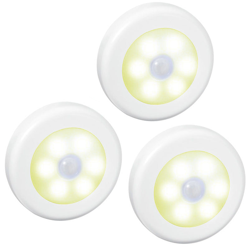 Set de 3 Luces Nocturnas con Sensor de Movimiento: Iluminación Inteligente para Armarios, Escaleras y Mesita de Noche, Control Fotosensible