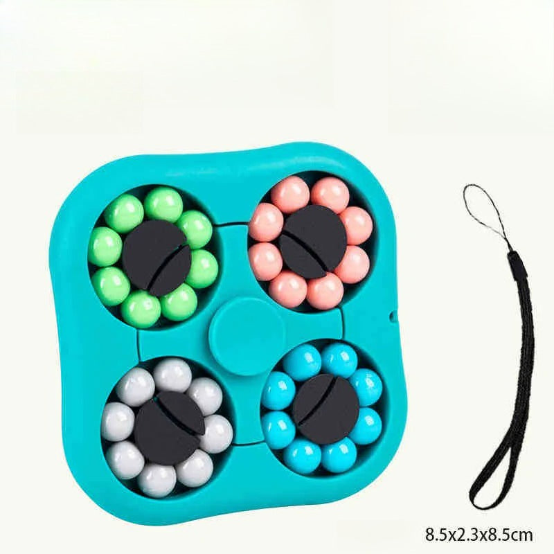 Hand Third Eye: Multicolor Puzzle Cube for Relaxation and Mental Development