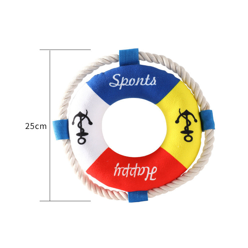 Pelota de Peluche para Perros con Sonido y Agarraderas Duraderas