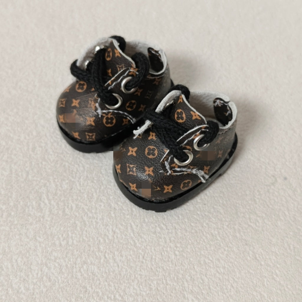 Labubu Shoe Collection with 17CM Keychains: Dress-up Dolls and Toys