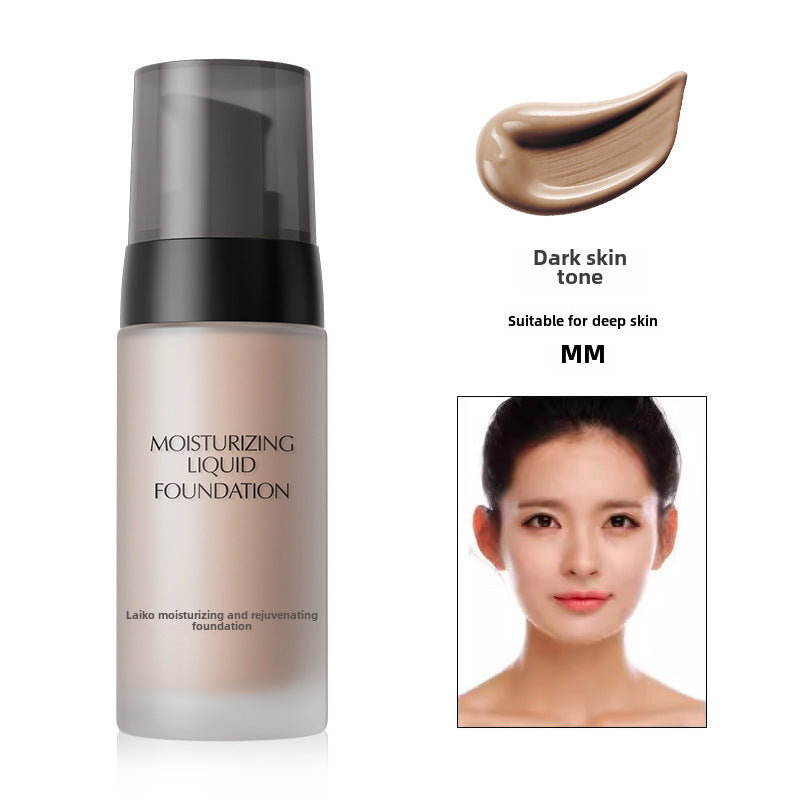 LaiKou Base de Maquillaje Natural 40g: Sin Efecto Cake, Mejora el Tono de Piel, Hidratante