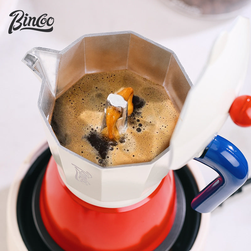 Juego de Cafetera Bincoo: Set de Espresso Casero Mini Cafetera