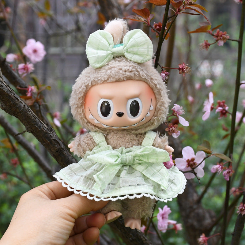 Ropa Estilo Coquette para Muñeca Labubu 17cm – Accesorios para Personalizar (Muñeca No Incluida)