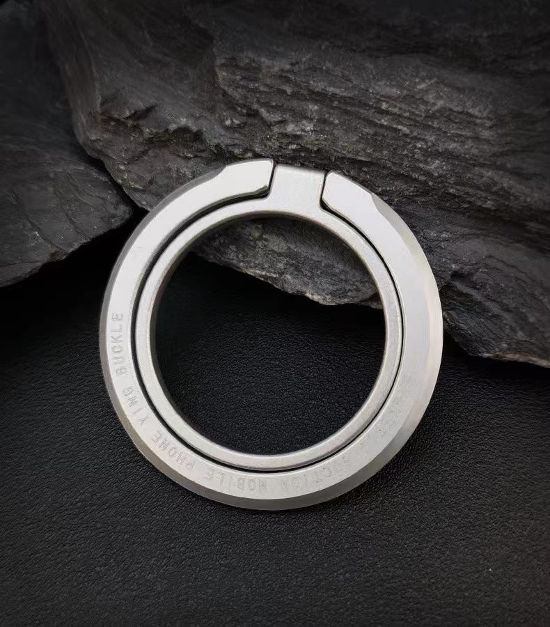 Soporte Magnético MagSafe con Anillo: Soporte Plegable de Metal para Teléfonos, Ideal para Escritorio y Uso Manos Libres