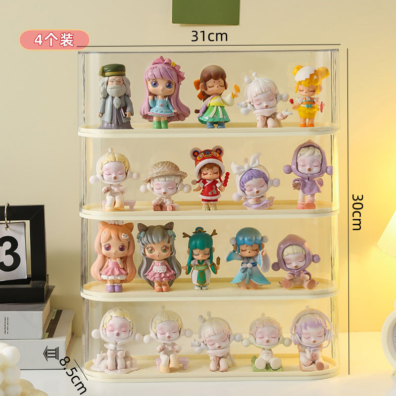 Estante Acrílico para Figuras de Colección – Compatible con POPMART, LEGO y Mini Blind Box
