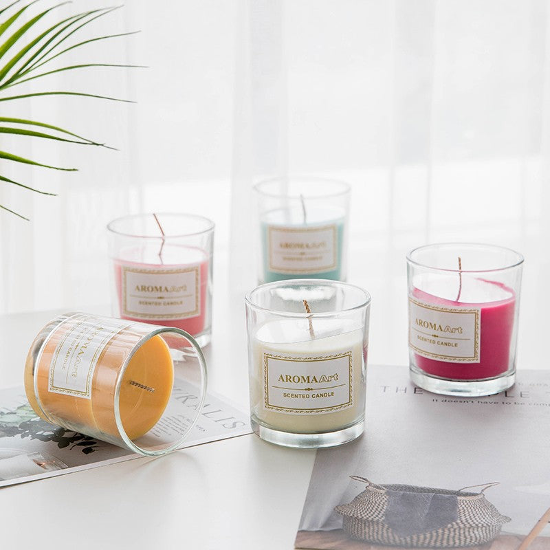 Vela Aromática Decorativa sin Humo: Ambiente Romántico para Cenas y Dormitorio, Fragancia Elegante, Estilo Instagram
