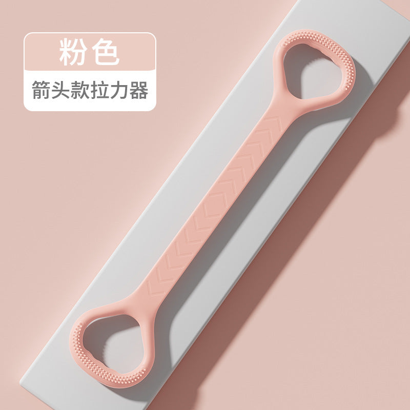 Cuerda de Resistencia en Forma de 8: Banda de Silicona Elástica de Alta Resistencia para Ejercicio, Moldeado Corporal, Entrenamiento de Espalda y Yoga