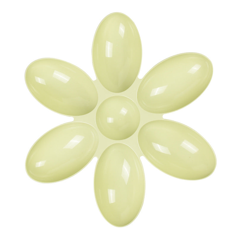 Plato en Forma de Flor para Gatos: Comedero Múltiple con Pétalos para Gatitos y Cachorros