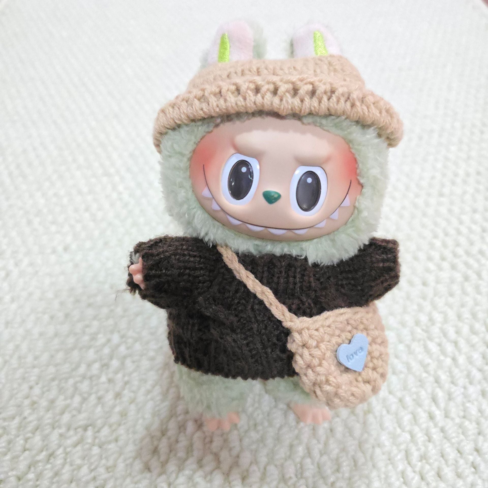 Ropa Estilo Bohemio para Muñeca Labubu 17 cm – Accesorios de Moda (Muñeca No Incluida)