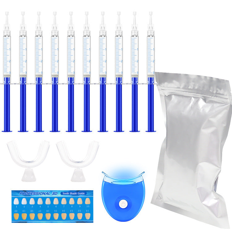 Teeth Whitening Gel Kit with Small Light: Effective Dental Whitening