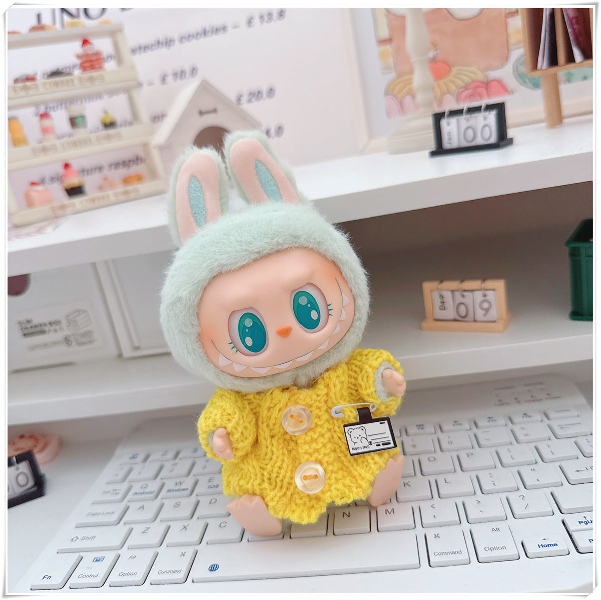 Ropa y accesorios para munecos Labubu, varios diseños divertidos (Muñeca no incluida)