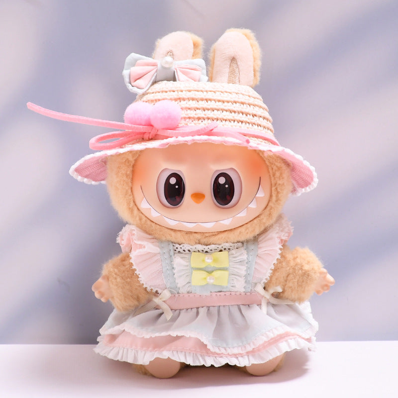 Stitch Story: Compatible with Labubu, Clothing Set, Accessories for 17cm Dolls, Accessories for Labubu (No Doll)