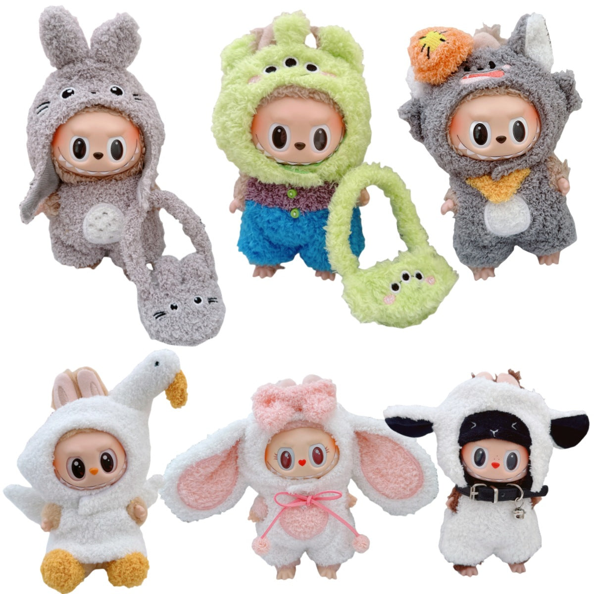 Disfraz para Labubu de 17 cm -ropa de muñecas labubu