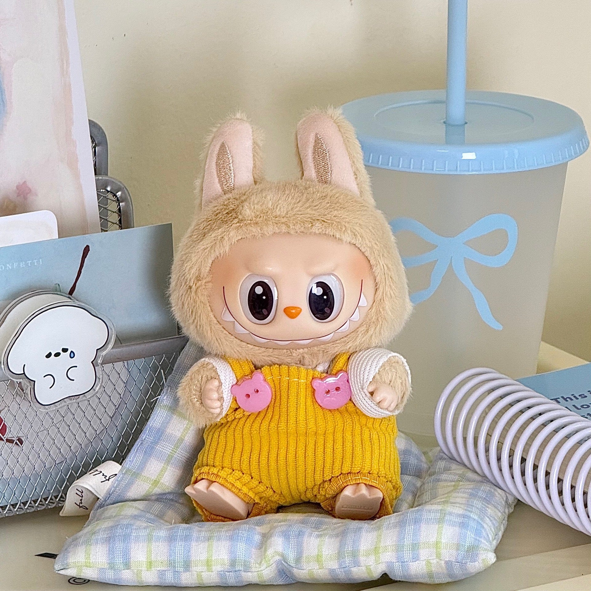 Ropa para muñecas estilo boho chick, para Muñecas Labubu de 17cm (Muñeca no incluida)