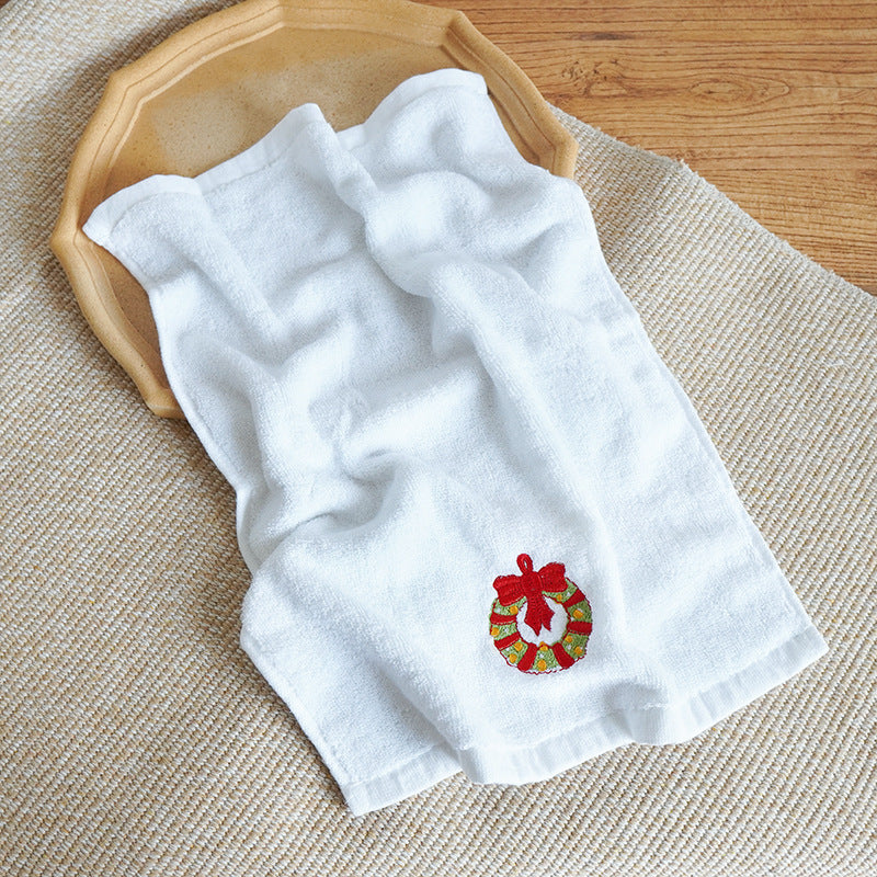 Cotton Christmas Towels: Creative Santa Gift Set for Kids