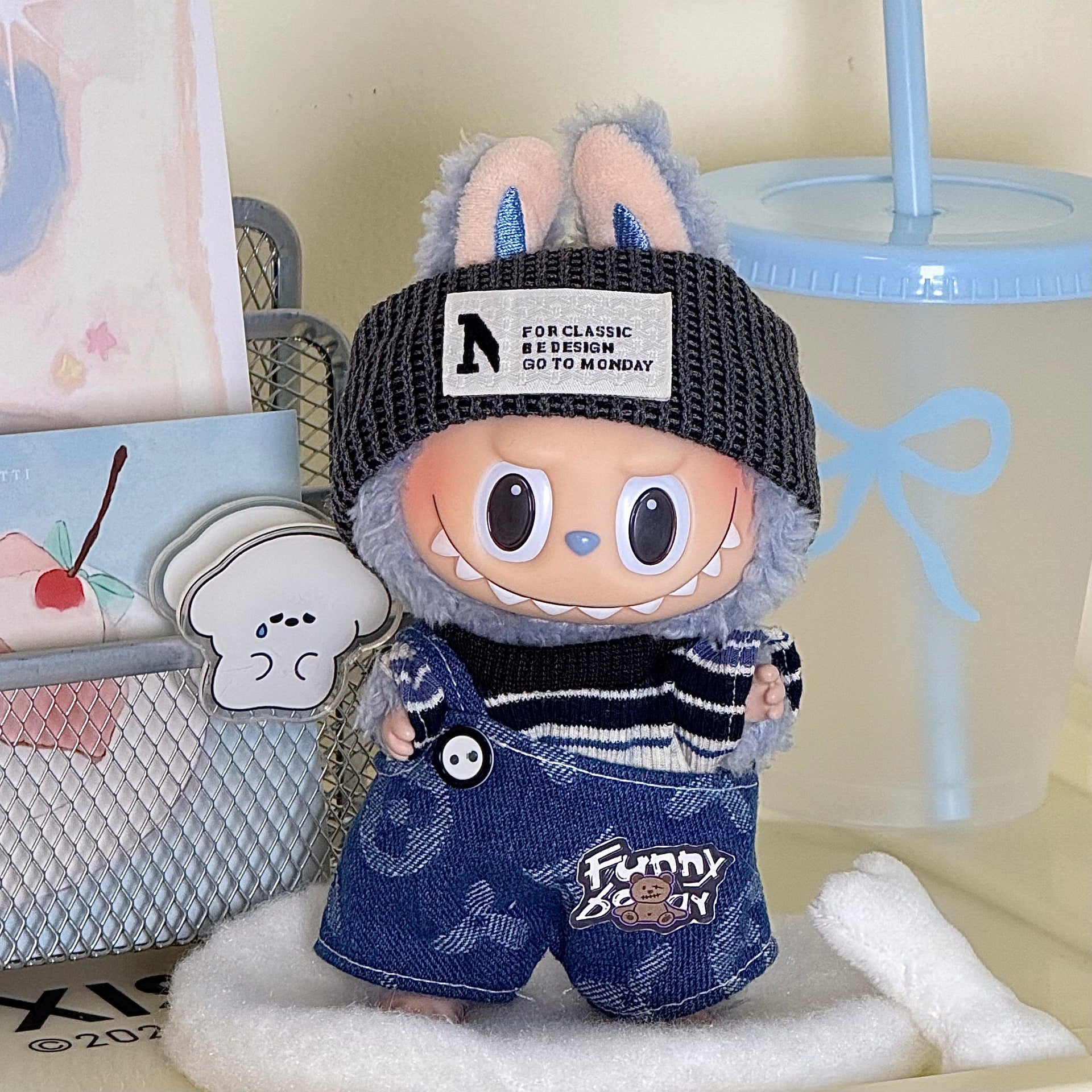 Ropa para Muñecas Labubu de 17cm – Modelos de Pie y Sentado (Muñeca no incluida)