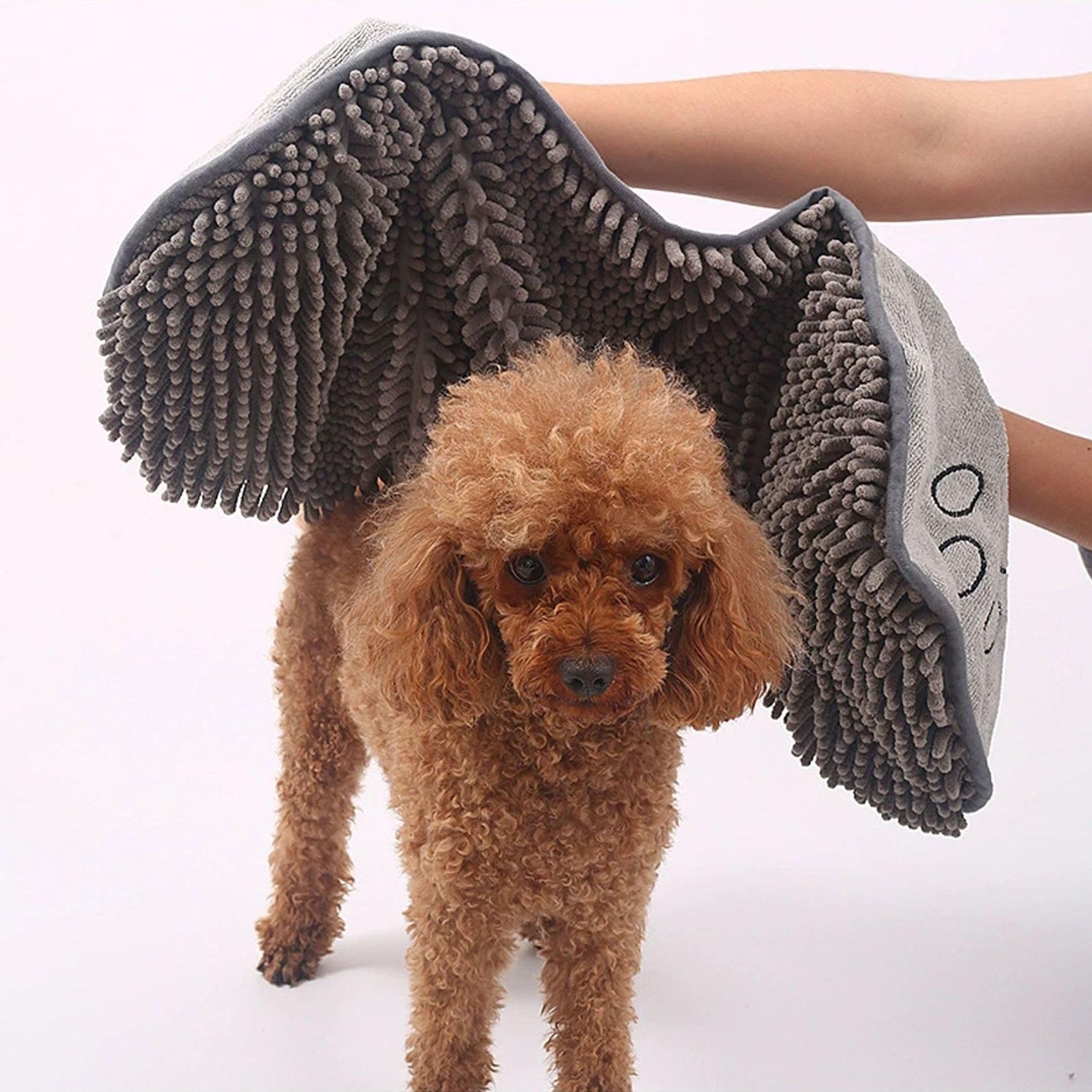 Toalla para baño de mascotas con secado eficiente