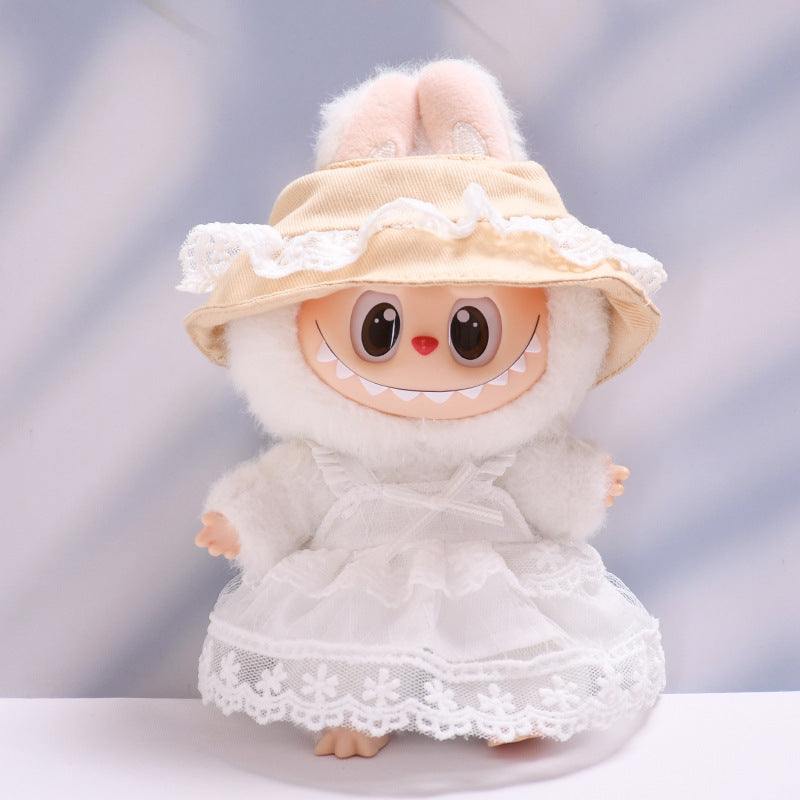 Stitch Story: Compatible with Labubu, Clothing Set, Accessories for 17cm Dolls, Accessories for Labubu (No Doll)