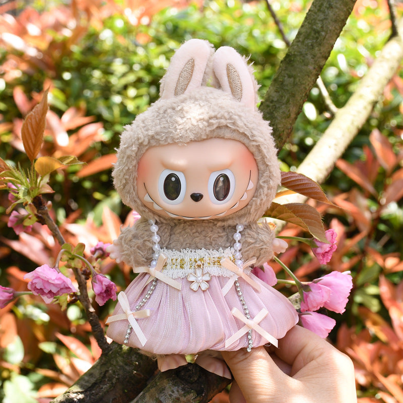 Stitch Story: Compatible with Labubu, Clothing Set, Accessories for 17cm Dolls, Accessories for Labubu (No Doll)