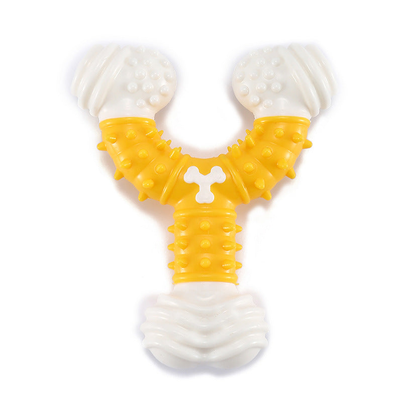 Hueso de Nylon para Perros: Juguete Masticable Resistente, Limpieza Dental y Ejercicio Mandibular